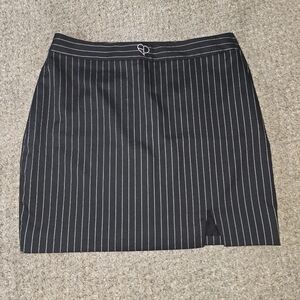 Divided Womens Pinstripe Mini Skirt Size 10